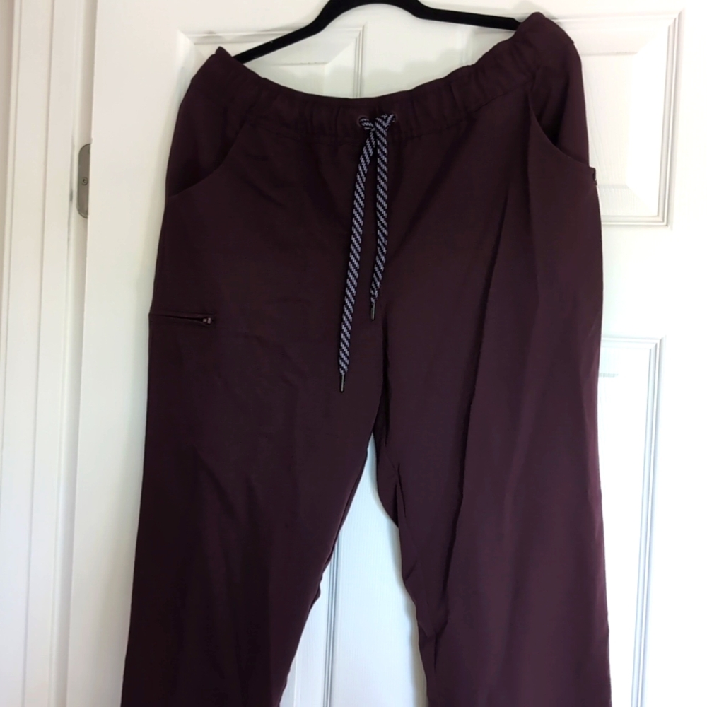 Jaanuu 5-pocket scrub Jogger pants in women's Large, Regular length